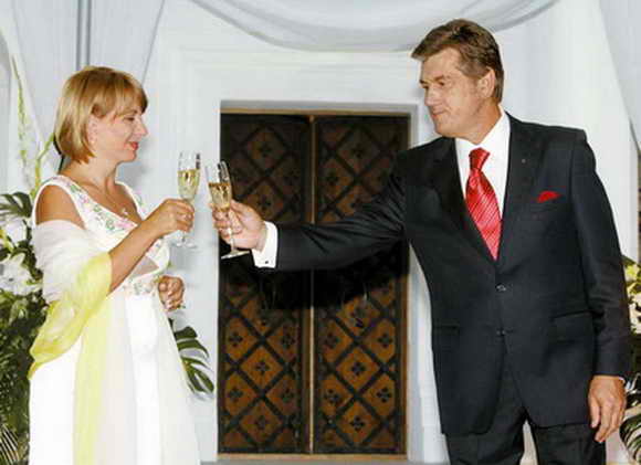 Ющенко с женой