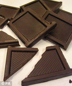 низкокалорийный шоколад