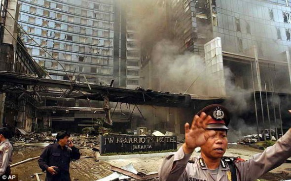 Взрыв в Индонезии
