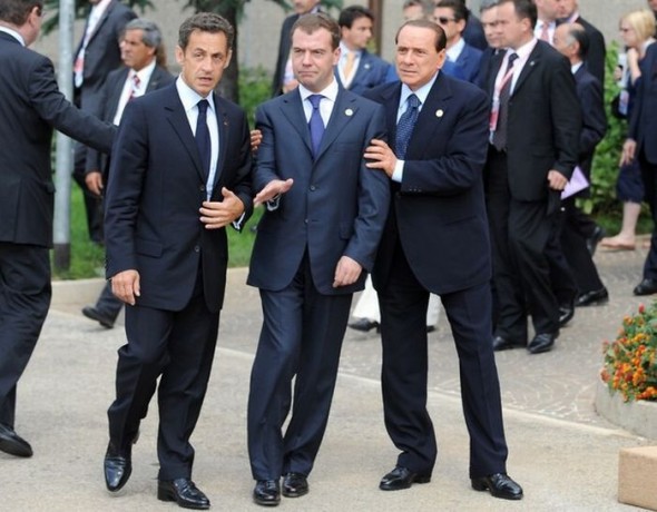 Саммит G8. Пьяный Медведев