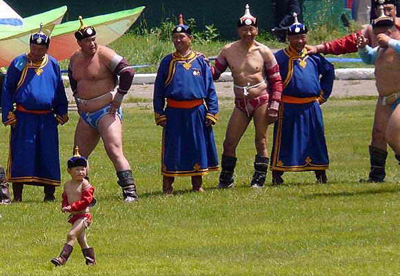 Соревнования по рестлингу в Монголии