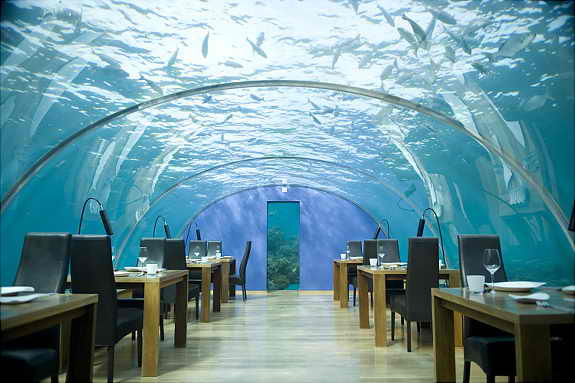 Подводный отель Jules Undersea Lodge