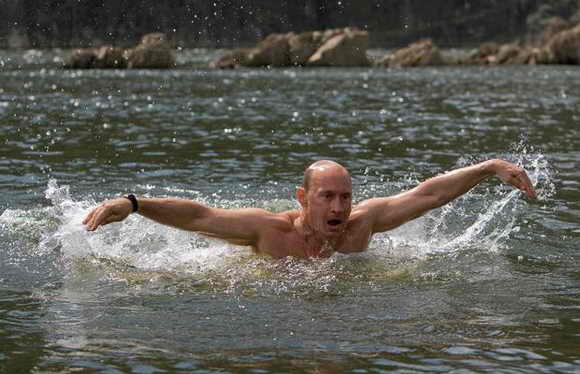 Владимир Путин любит активный отдых