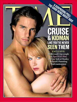 Отношения, ушедшие в небытие: обнаженные Том Круз и Николь Кидман на обложке Time, 5 июля 1999 года