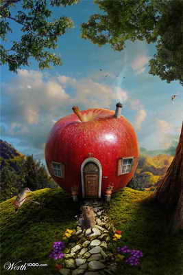Яблочный дом мышей