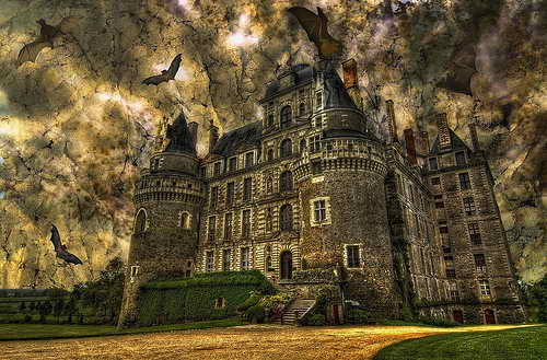 Замок Brissac, расположенный в долине Луары во Франции