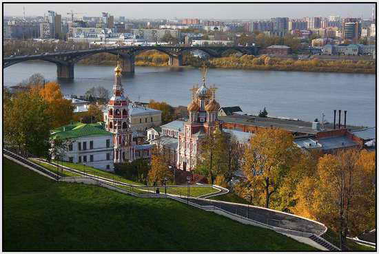 Строгановская церковь в Нижнем Новгороде, Россия