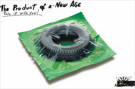 колесо презерватив