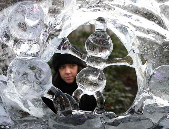 Очарование: ледовые скульптуры, созданные итальянской командой