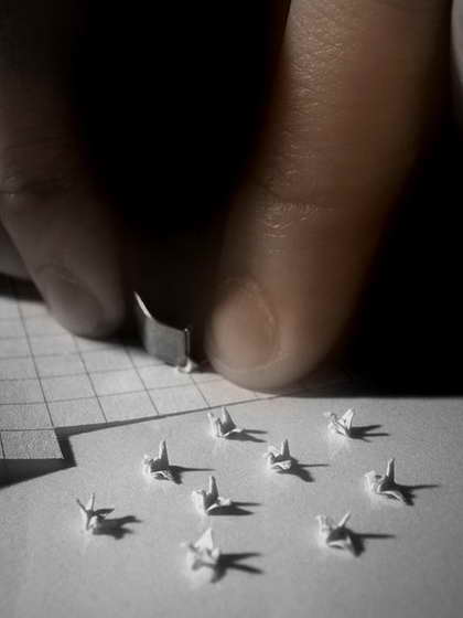 Процесс создания оригами