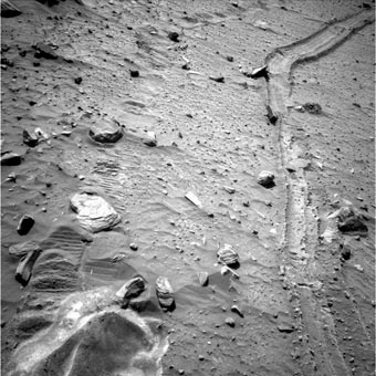 Фото Марса от исследовательского марсохода Спирит