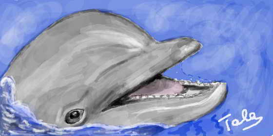 Дельфин - прямо как живой