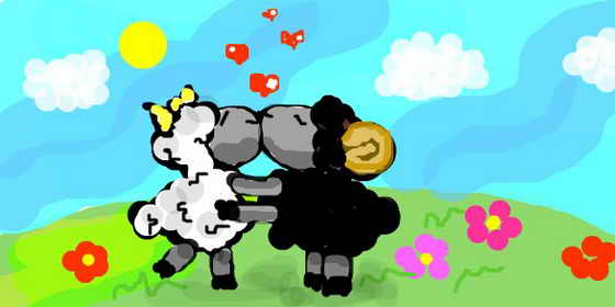 Влюбленные овечки