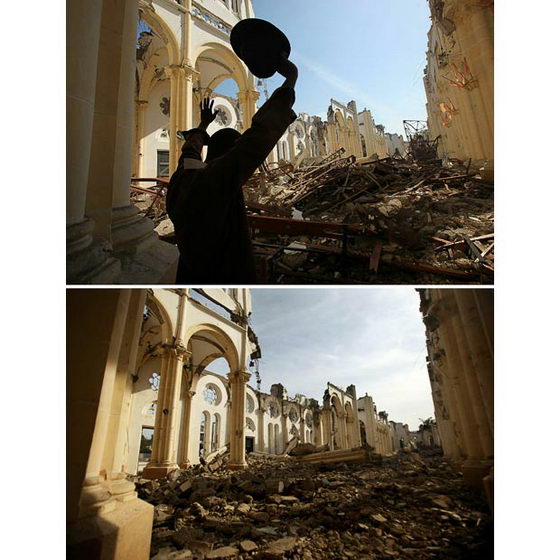 Гаити до и после землетрясения