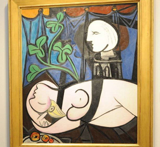 Пабло Пикассо «Обнаженная, зеленые листья и бюст»
