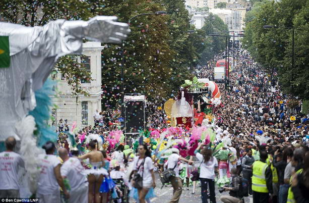 фестиваль "Notting Hill Carnival"