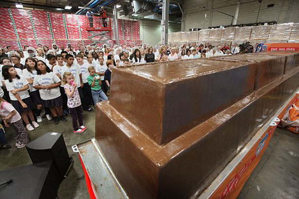 самая большая шоколадка в мире