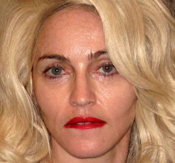 Мадонна без Фотошопа