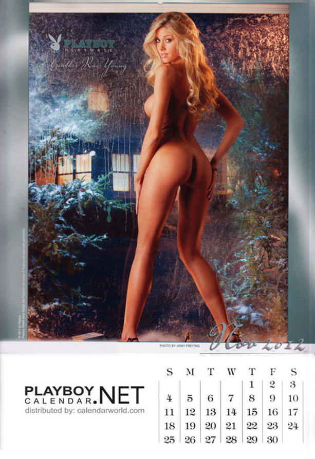 Playboy подготовил календарь с голыми моделями Playboy Playmate-2012.