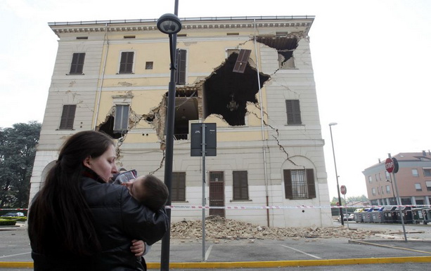 землетрясение в Италии