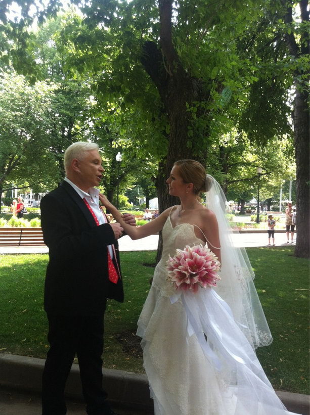Борис Моисеев с женой