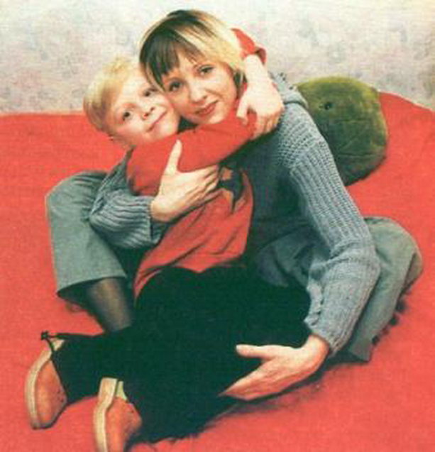 Елена Яковлева и сын Денис