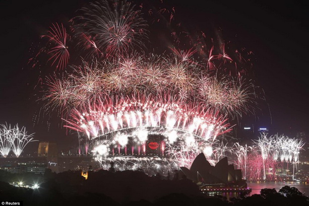 праздноватние Нового 2013 года Сидней