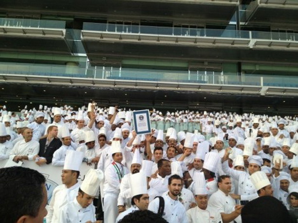 В Дубаи отмечено самое большое собрание шеф-поваров в мире