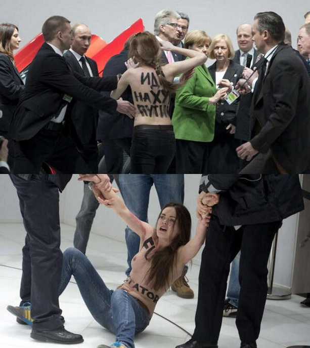 обнаженные активистки Femen