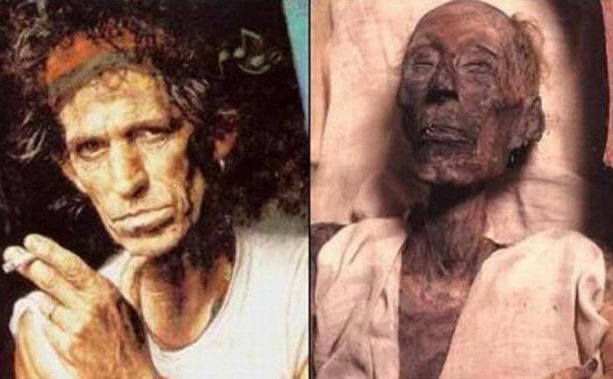 Кит Ричардс и 3000-летняя мумия Рамзеса