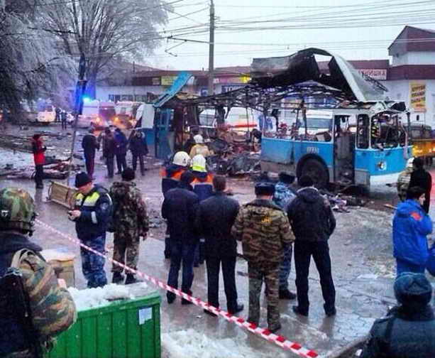 Взрыв троллейбуса Волгоград