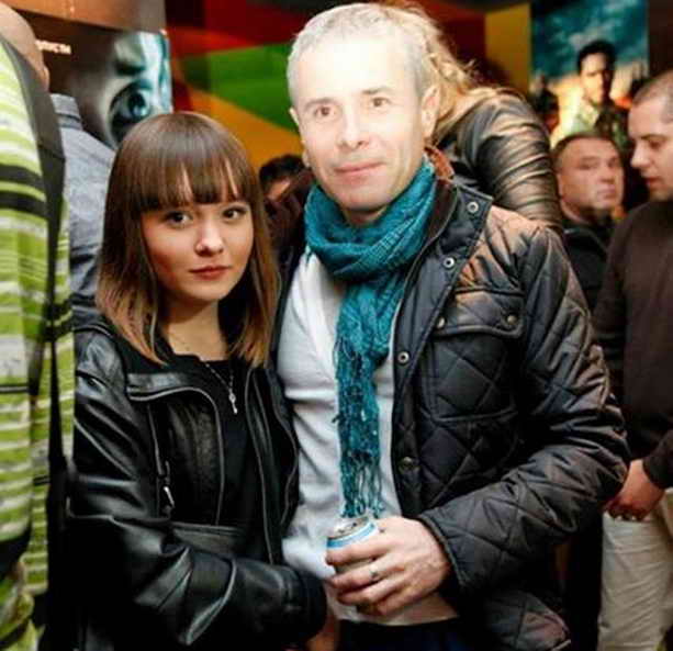 Константин Грубич и дочь