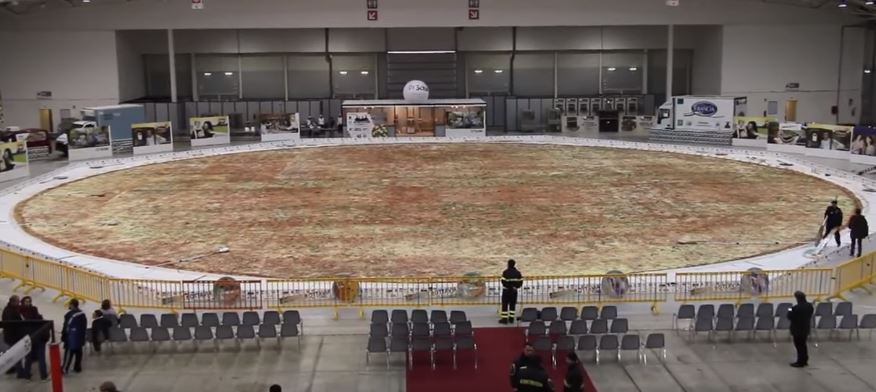 Самая большая пицца