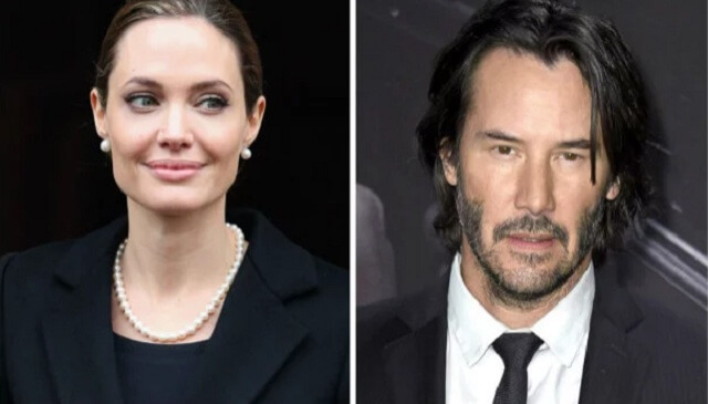 Анджелина Джоли встречается с Киану Ривзом