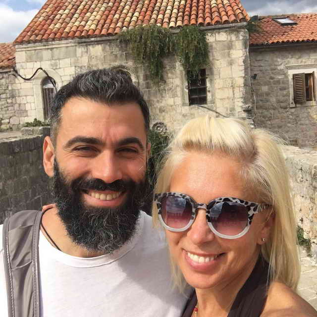 Алена Свиридова и Давид Варданян в Черногории