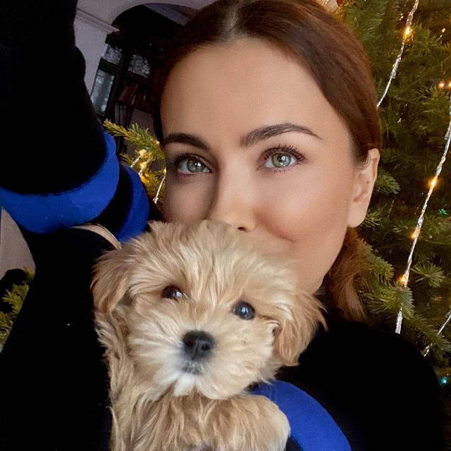 Ани Лорак и ее собака Тоша